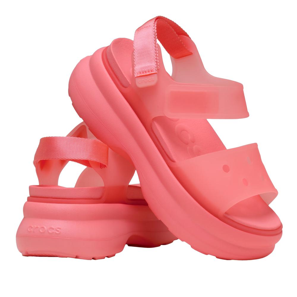 Sandały damskie Crocs Soho Frosted Y-Strap 212651-6UI - różowe