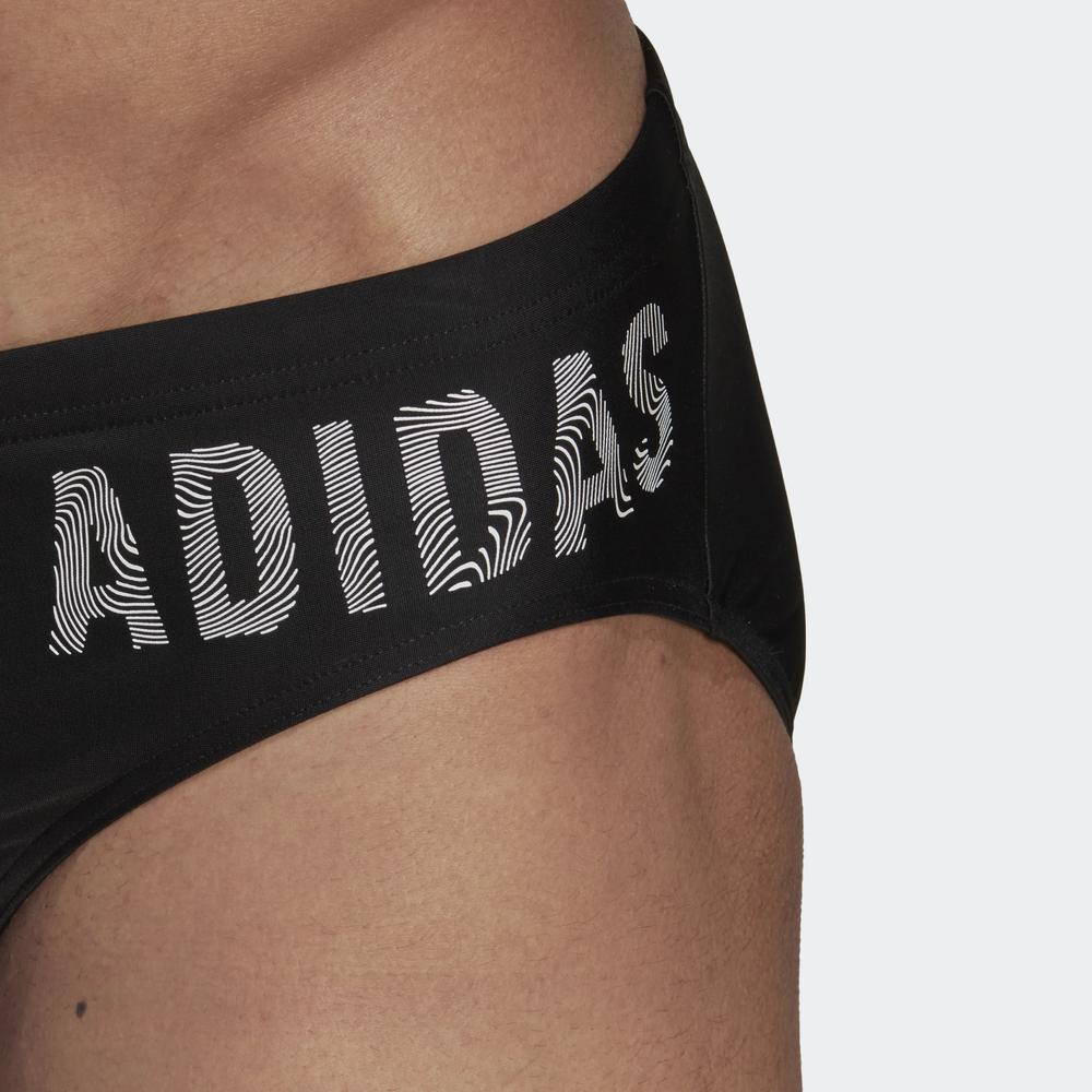 Kąpielówki adidas Wording Swim HA0334 - czarne