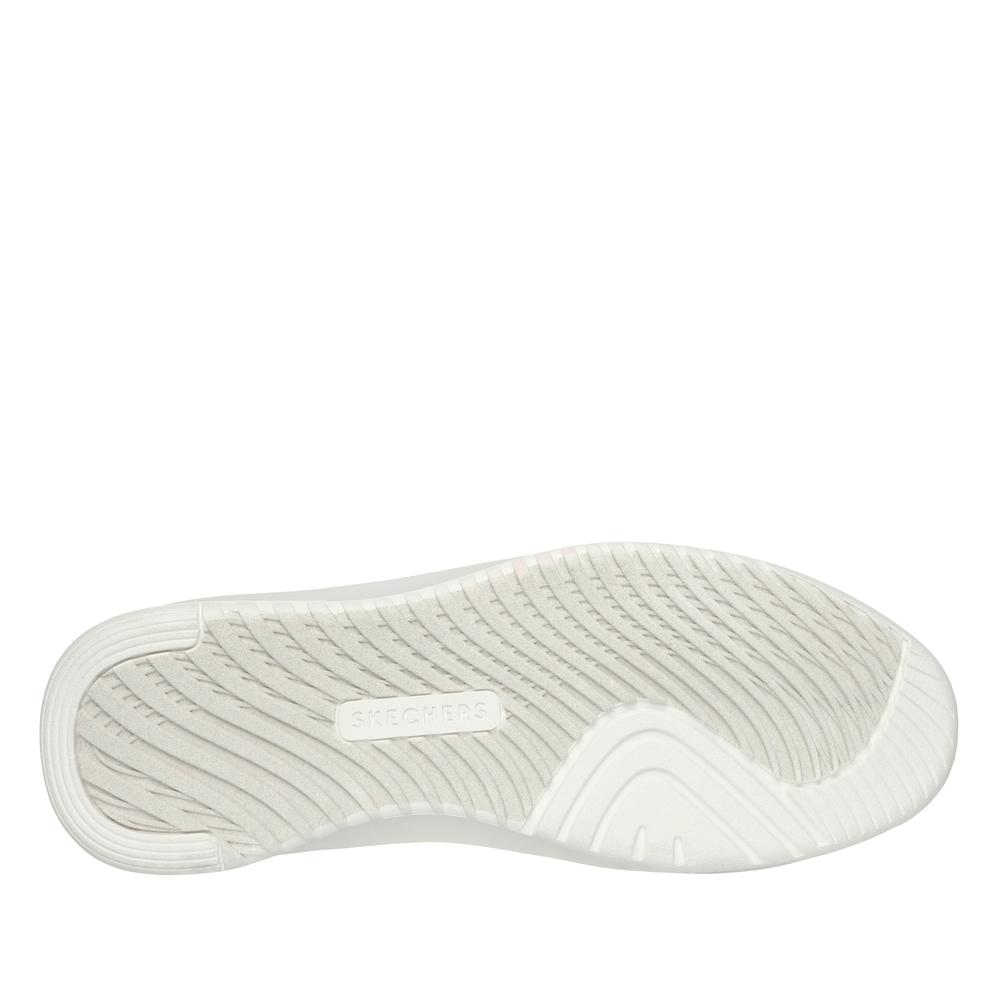 Buty męskie Skechers Court Break - Suit Sneaker 183175WHT - białe