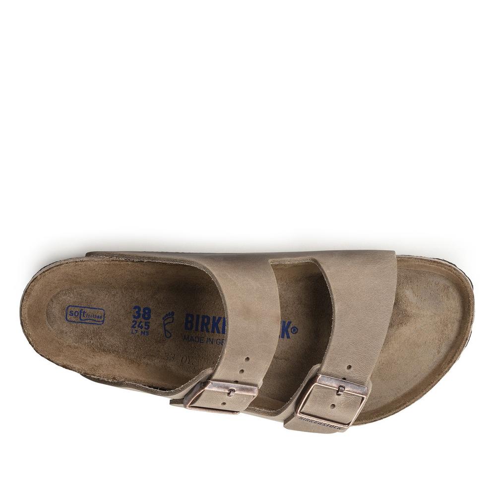 Klapki męskie Birkenstock Arizona 552811 - brązowe