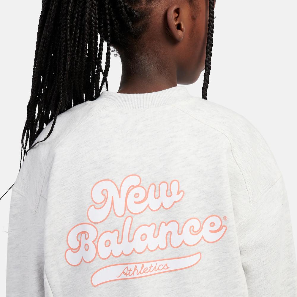 Bluza dziecięca New Balance LAKG0205AHH - szara