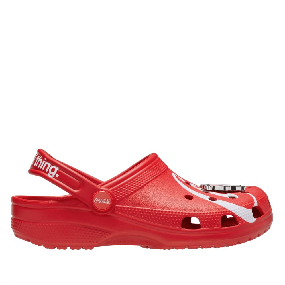 Klapki unisex Crocs Coca Cola Classic Clog 212129-90H - czerwone