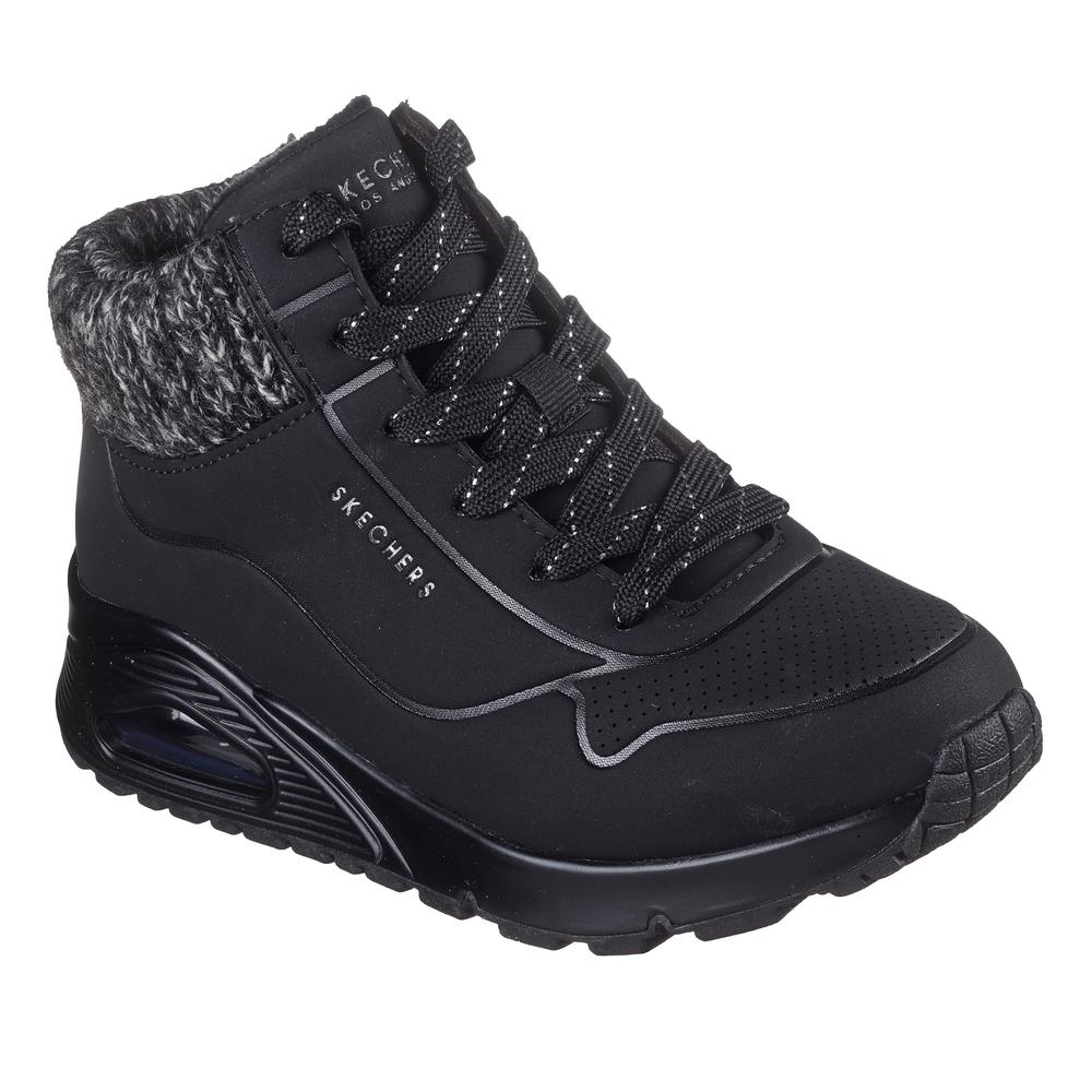 Buty młodzieżowe Skechers Uno Gen 1 Darling Daze 310566LBLK - czarne