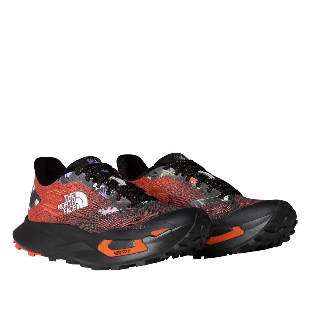 Buty damskie The North Face Vectiv Enduris IV Race 0A8DA3GHW1 - pomarańczowo-czarne