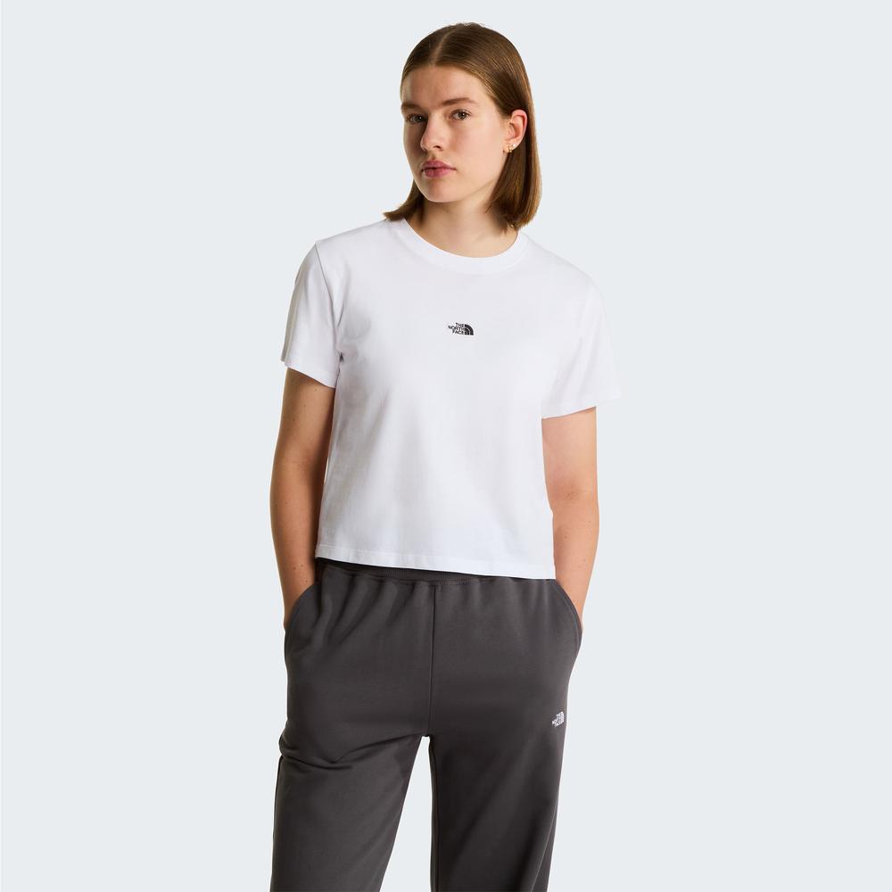 Koszulka damska The North Face Essentials Cutie 0A8GR1FN41 - biała