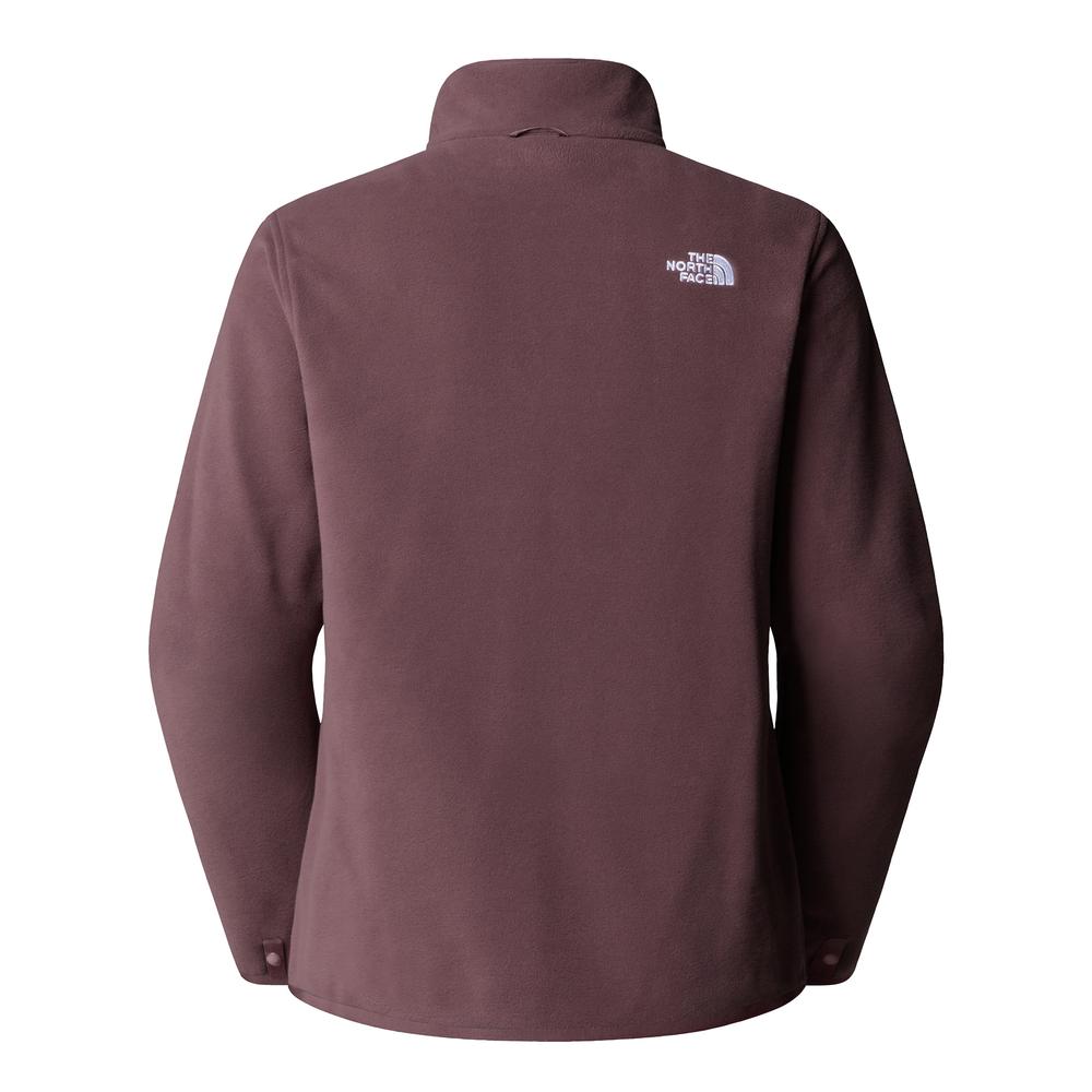 Bluza damska The North Face 100 Glacier Full-Zip Fleece 0A8D2FBQ71 - bordowa