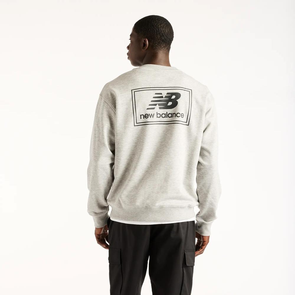 Bluza męska New Balance Woven Label MT6175T5AGM - szara