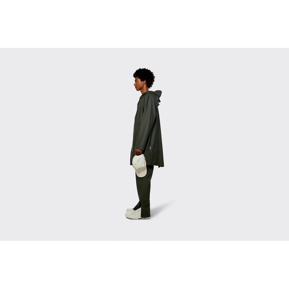 Kurtka Rains Long Jacket 12020-03 - zielona