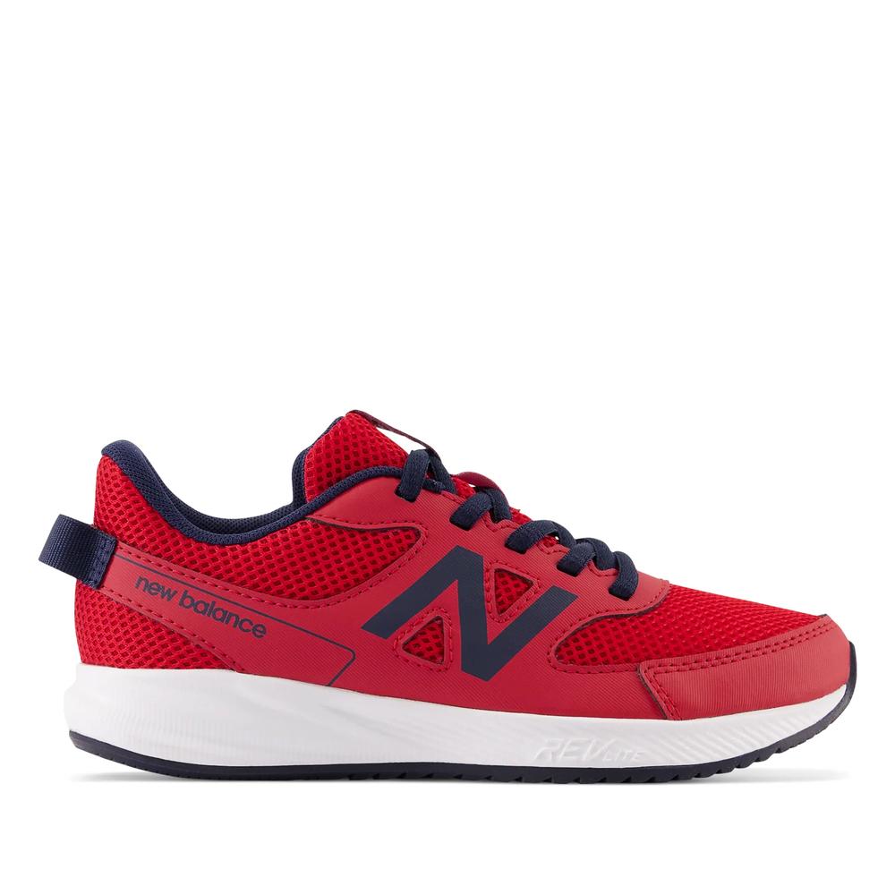 Buty New Balance YK570RN3 - czerwone