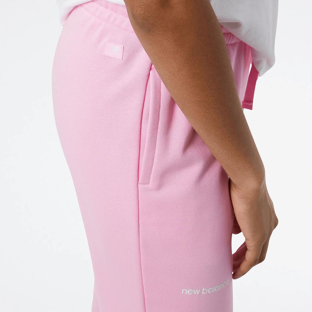 Spodnie New Balance WP23508OTP - różowe