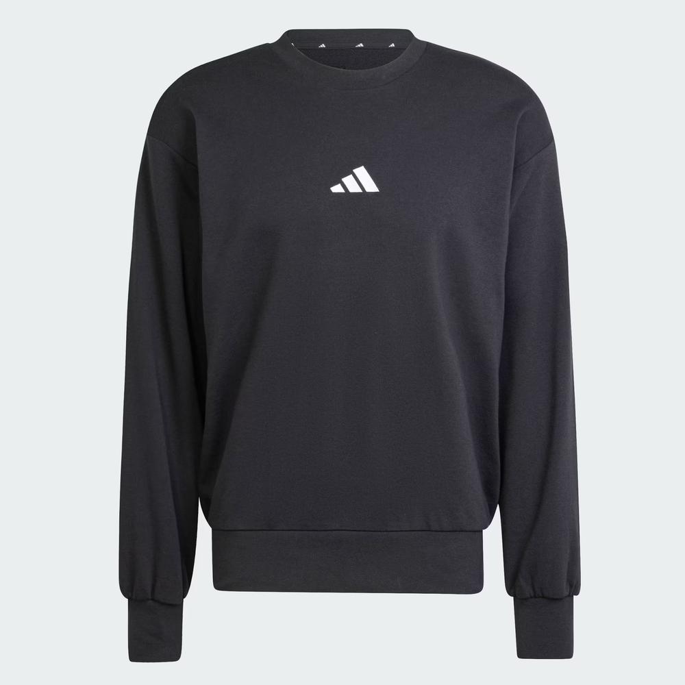 Bluza męska adidas Sportswear Essentials Feelcozy French Terry JE3837 - czarna
