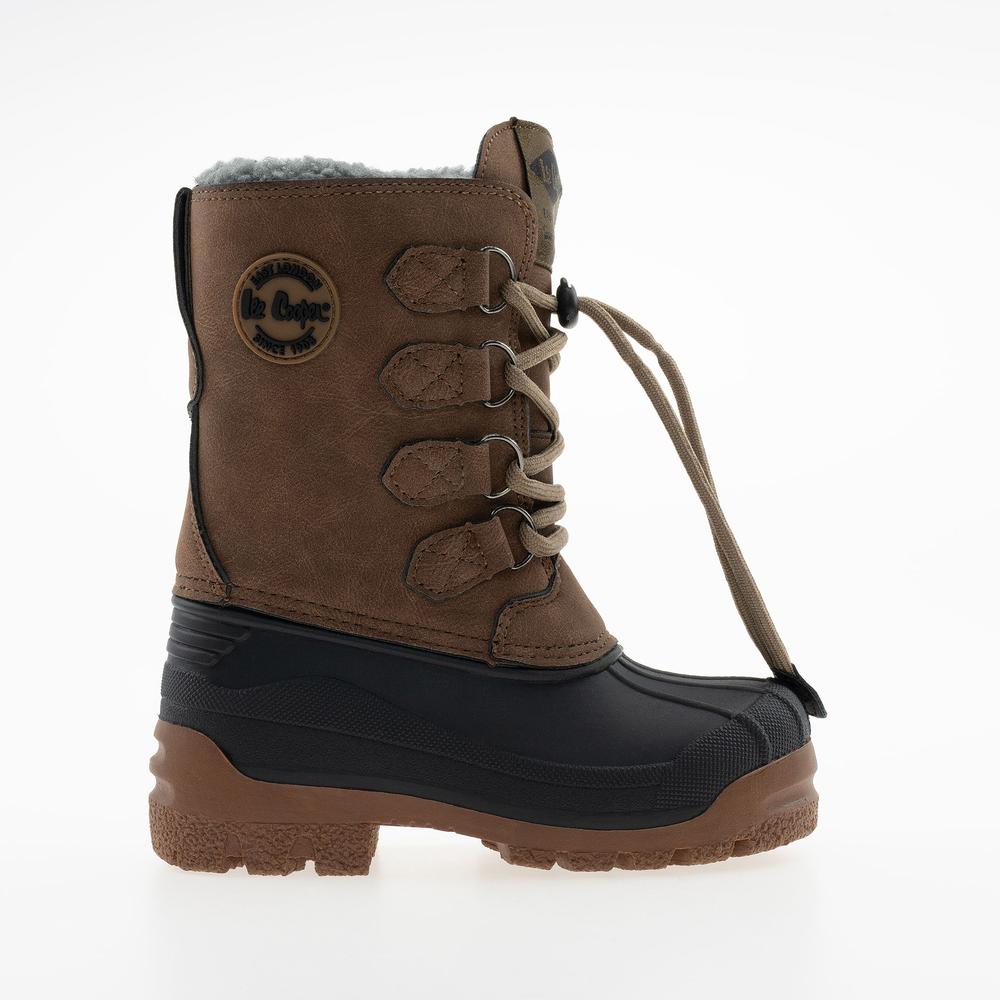 Buty dziecięce  Lee Cooper LCJ-24-44-2842K - brązowe