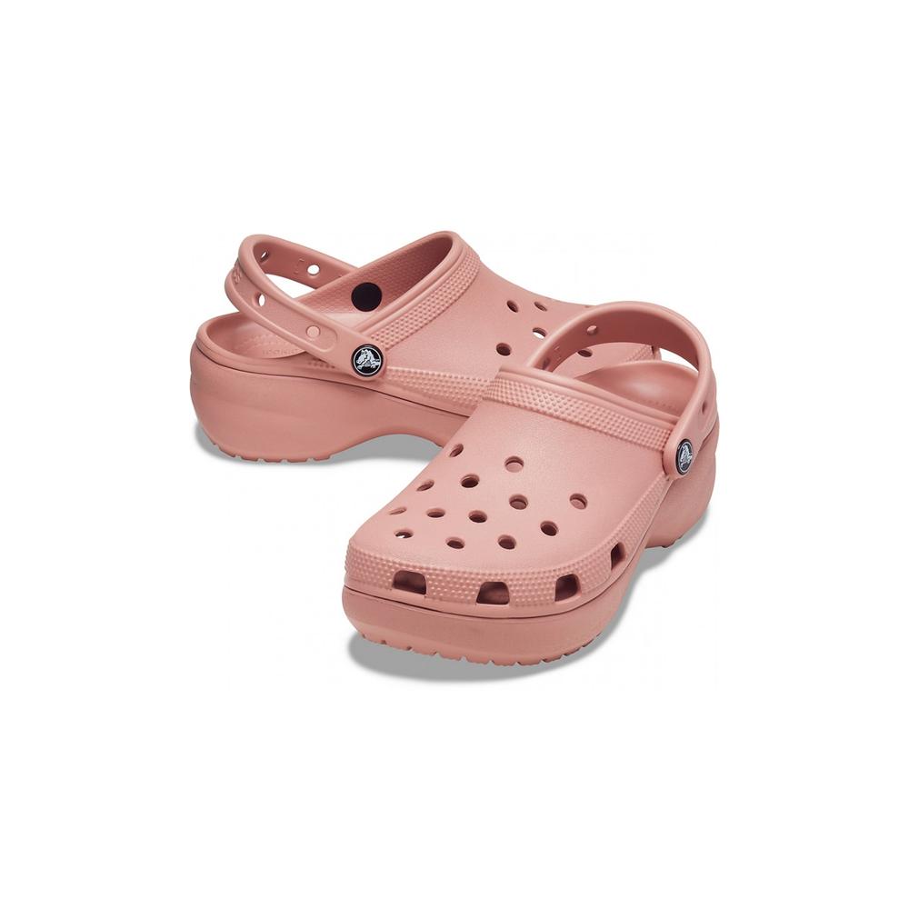 Klapki Crocs Classic Platform Clog 206750-6RL - różowe