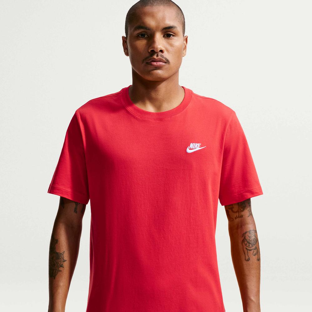 Koszulka męska Nike Sportswear Club AR4997-657 - czerwona