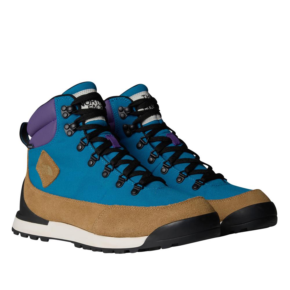Buty męskie The North Face Back To Berkeley IV Textile Lifestyle 0A8177DDO1 - niebiesko -brązowe