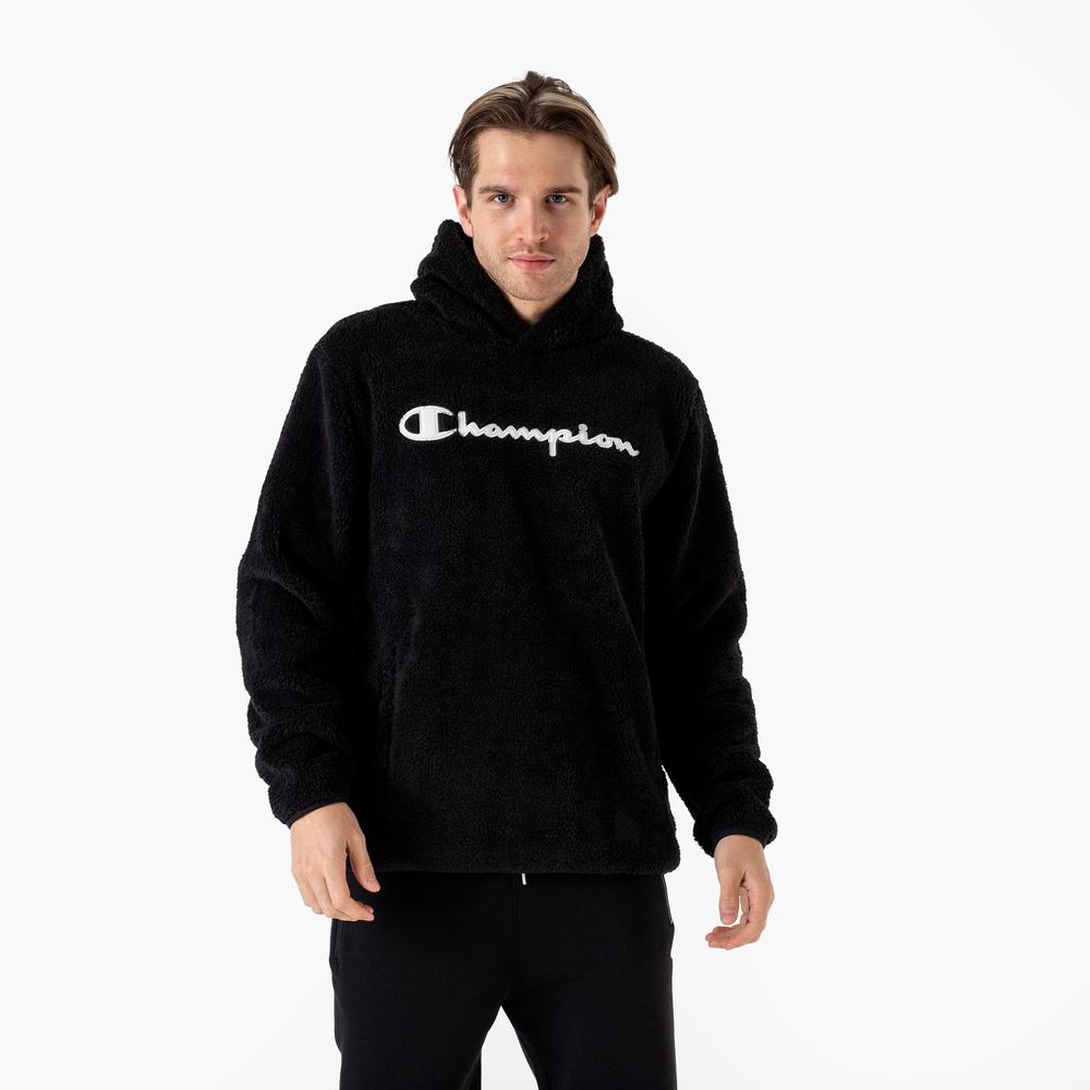 Bluza Champion Polar Hooded Top 214973-KK001 - czarne