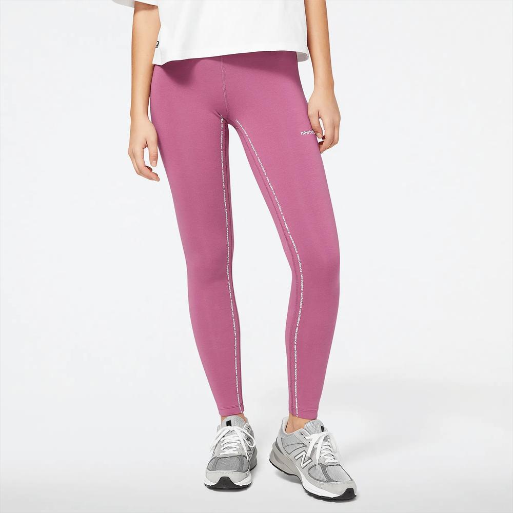 Legginsy New Balance WP23510RAN - różowe
