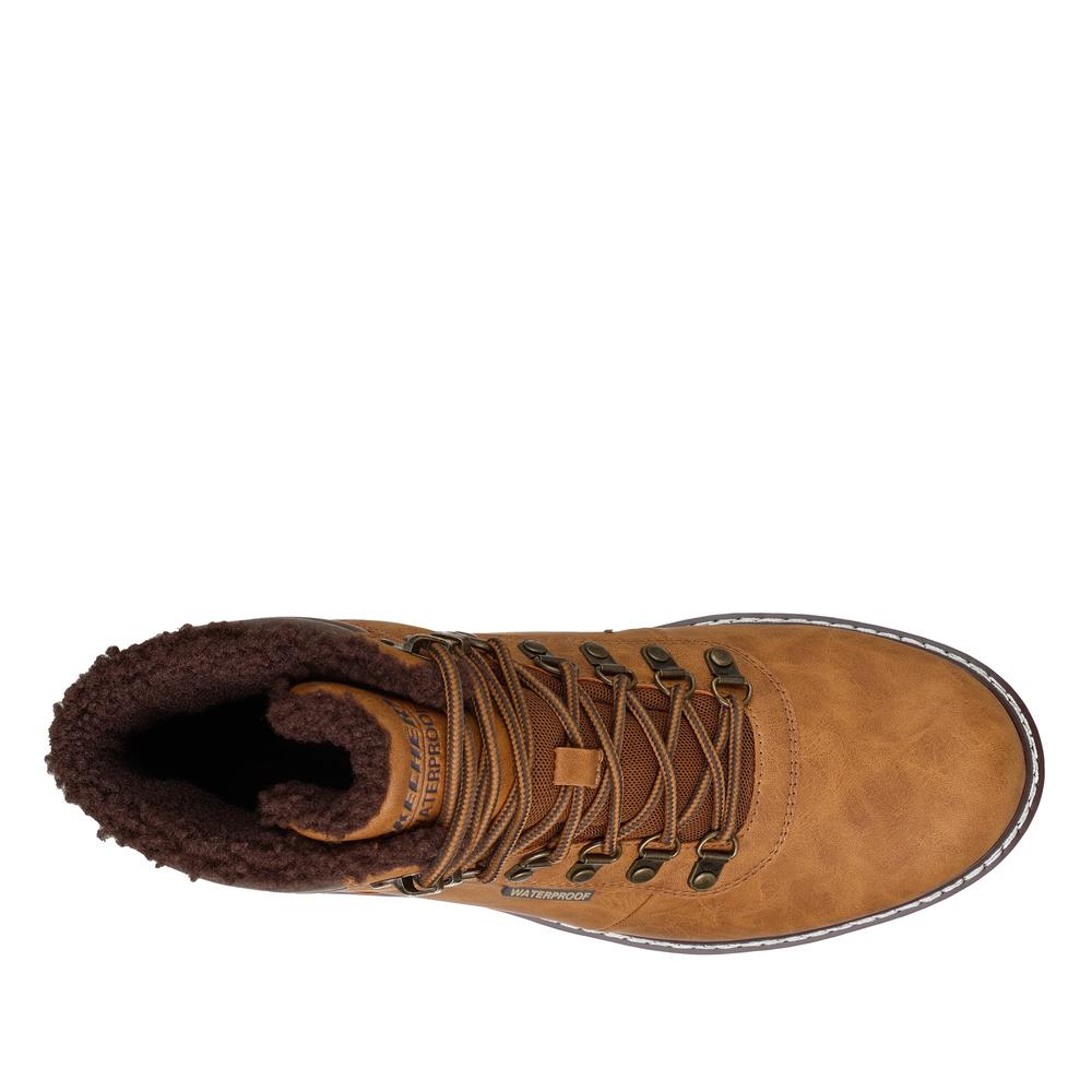 Buty męskie Skechers Corado Memphis 205623WTN - brązowe