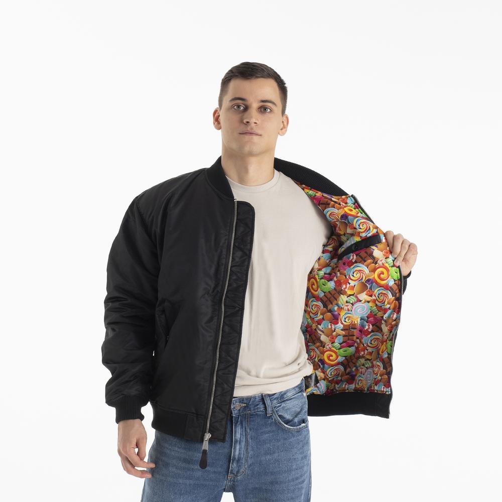 Kurtka Alpha Industries MA-1 Candy Crew 14814003 - czarna