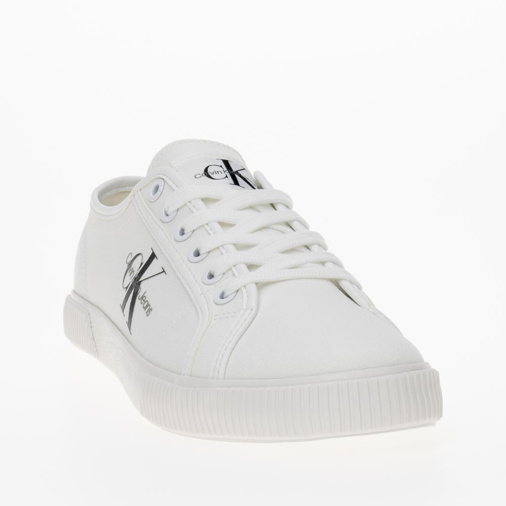 Buty Calvin Klein Jeans Essentials Vulc Mono YW0YW00482-YBR - białe