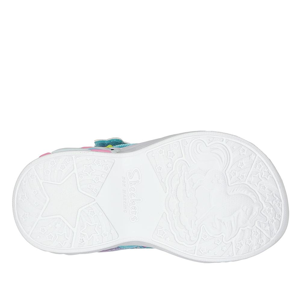 Sandały dziecięce Skechers Unicorn Dreams Majestic Bliss 302682NPRMT - multikolor