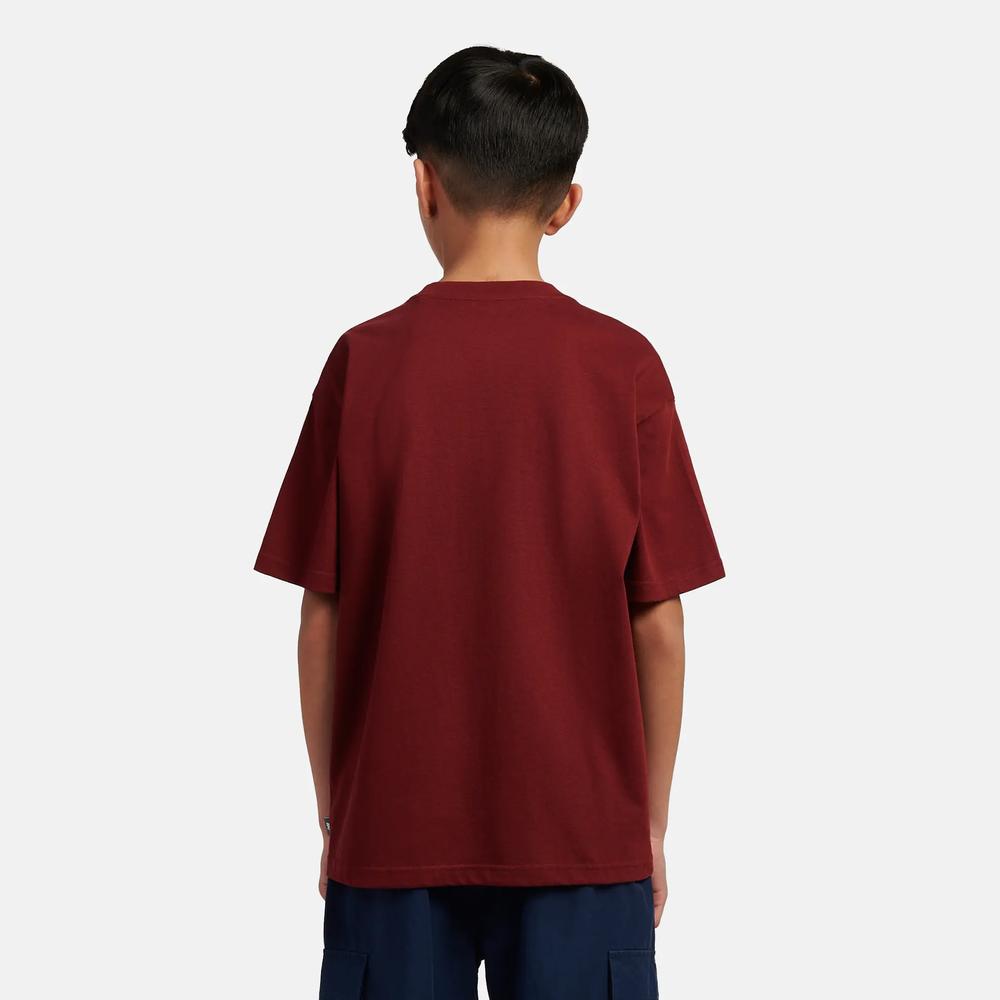 Koszulka dziecięca New Balance LAKB0340MHB - bordowa