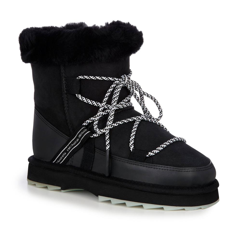 Buty Emu Australia Blurred W12641BLAK - czarne