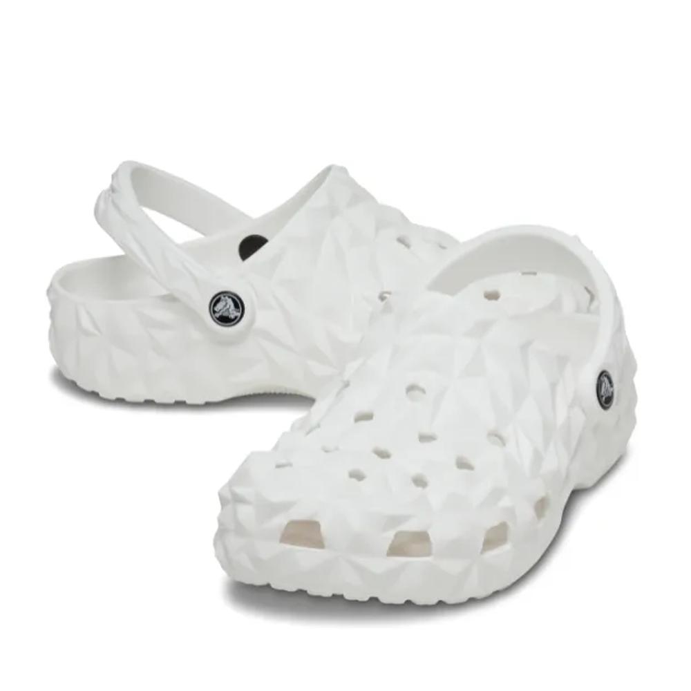 Klapki Crocs Classic Geometric Clog 209563-100 - białe