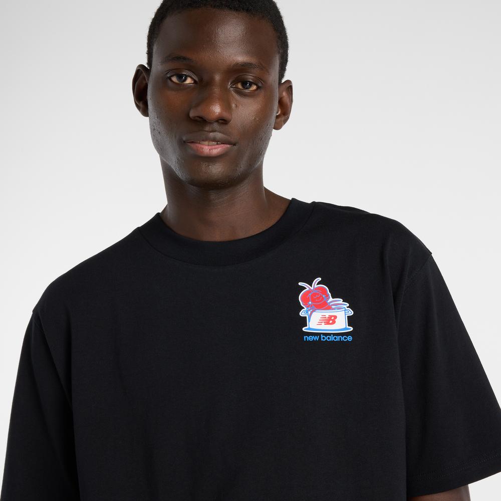 Koszulka męska New Balance MT61Y1F6BK - czarna