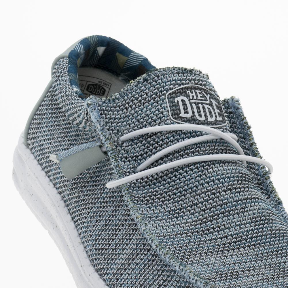 Buty Hey Dude Wally Sox 40019-1HN - szare