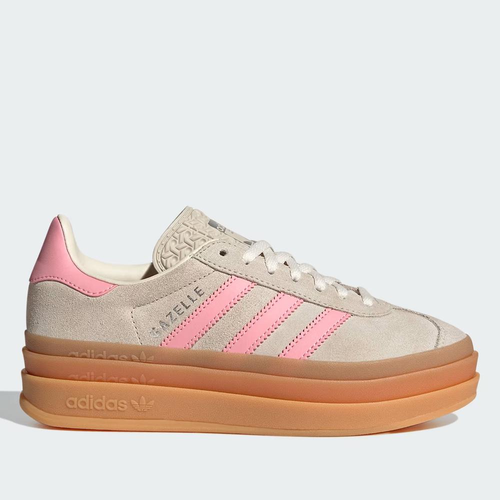 Buty młodzieżowe adidas Originals Gazelle Bold J JQ7409 - beżowe