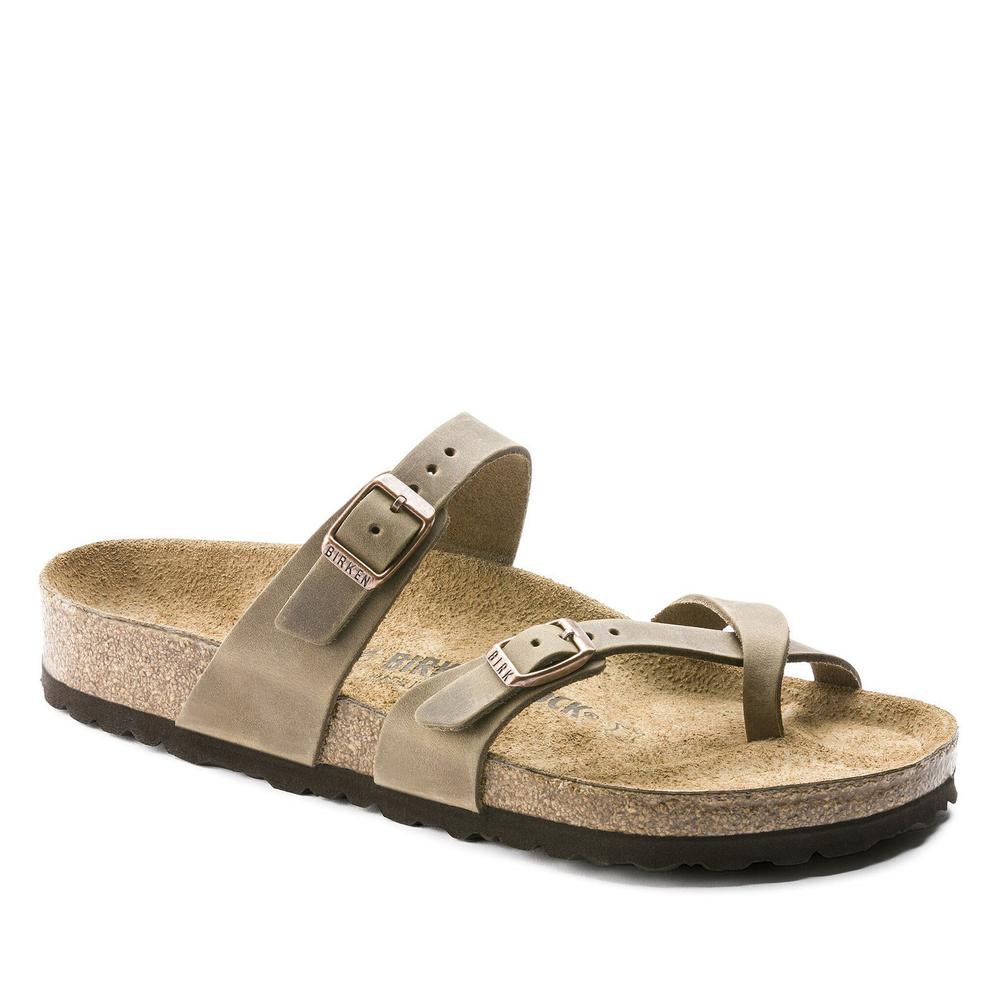 Klapki damskie Birkenstock Mayari 1011433 - brązowe