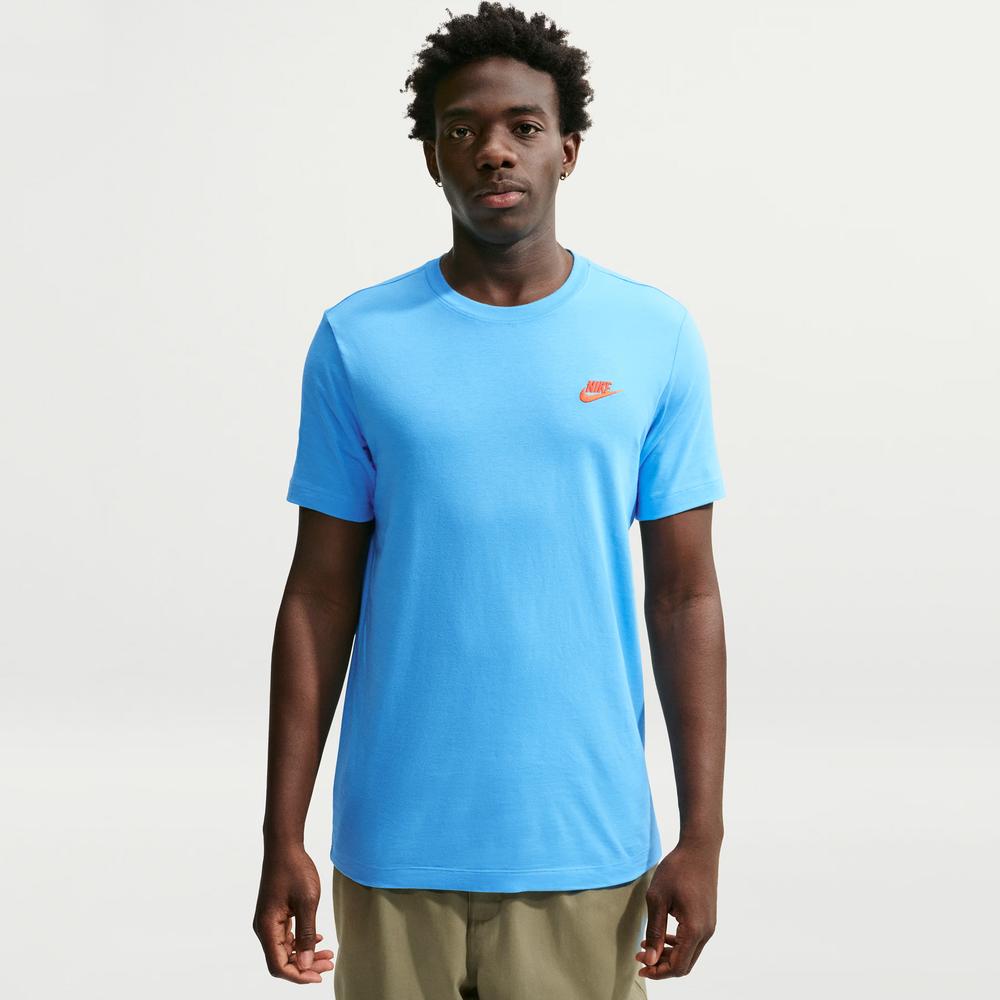 Koszulka męska Nike Sportswear Club AR4997-497 - niebieska