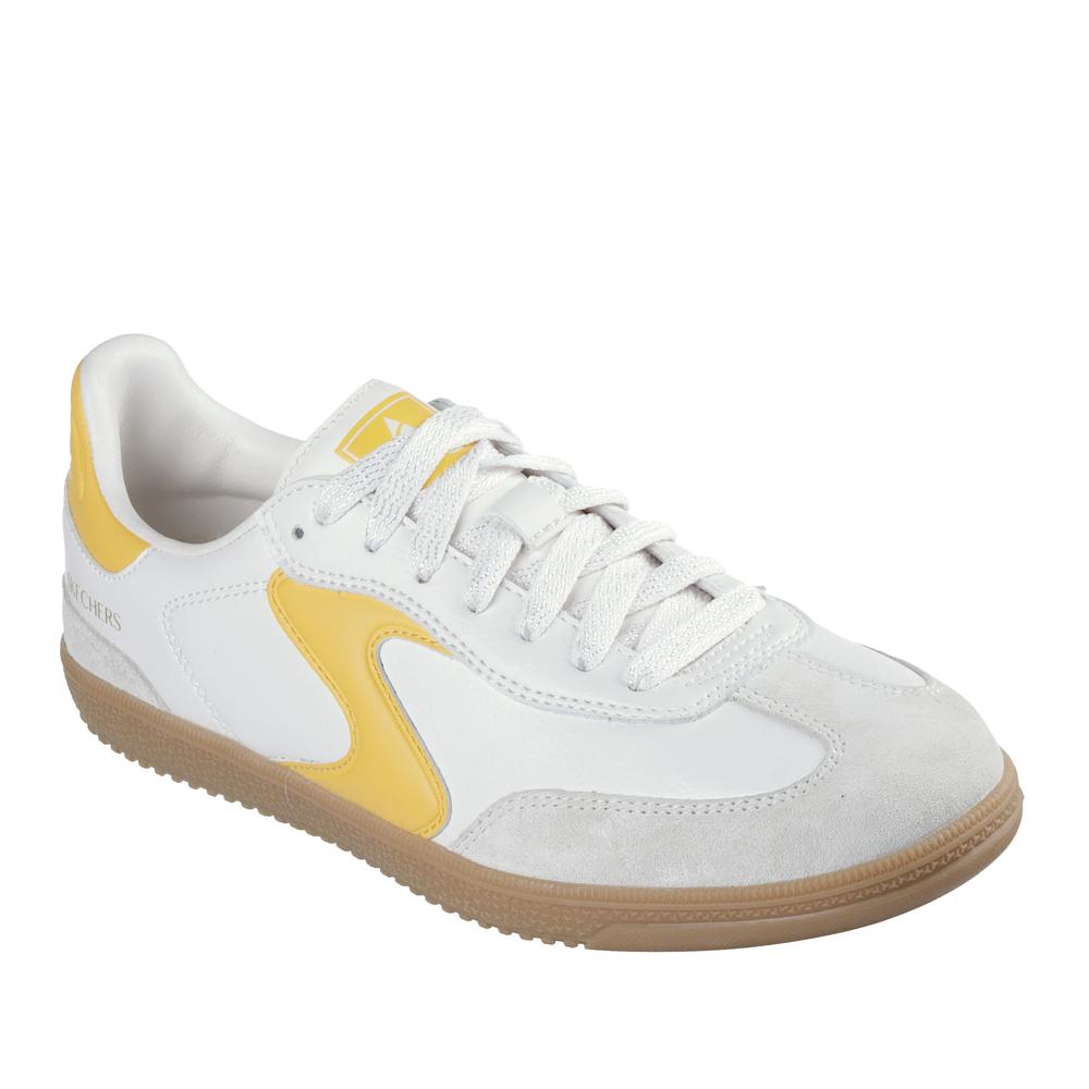 Buty damskie Skechers Hotshot Kickoff 185232WYL - białe