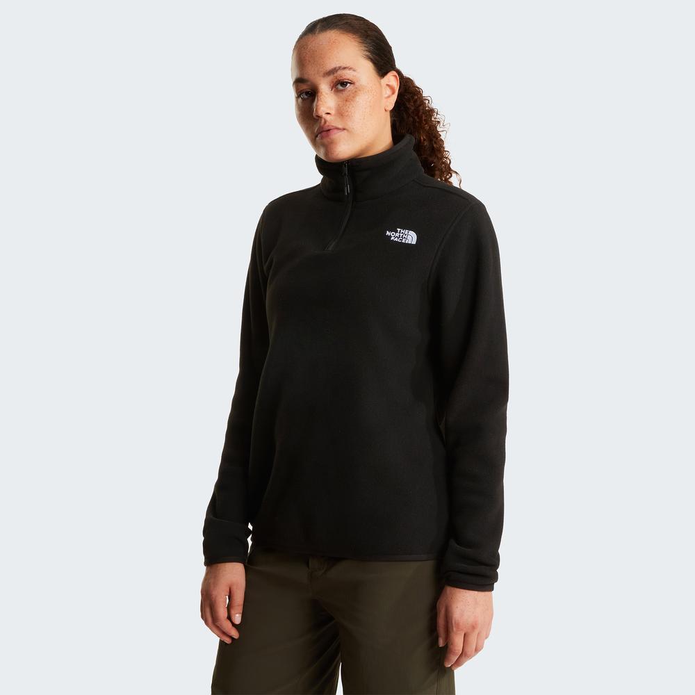 Bluza damska The North Face Glacier 1/4 Zip Fleece 0A8D2JJK31 - czarna