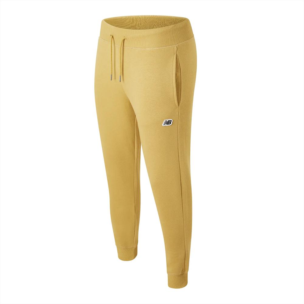 Spodnie New Balance MP23600GHO - żółte