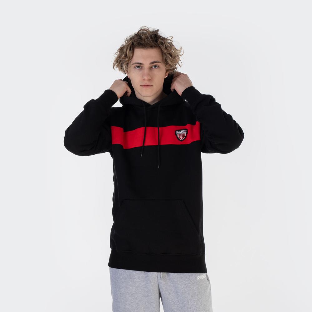 Bluza Prosto Klasyk Hoodie KL232MSWE2092 - czarna