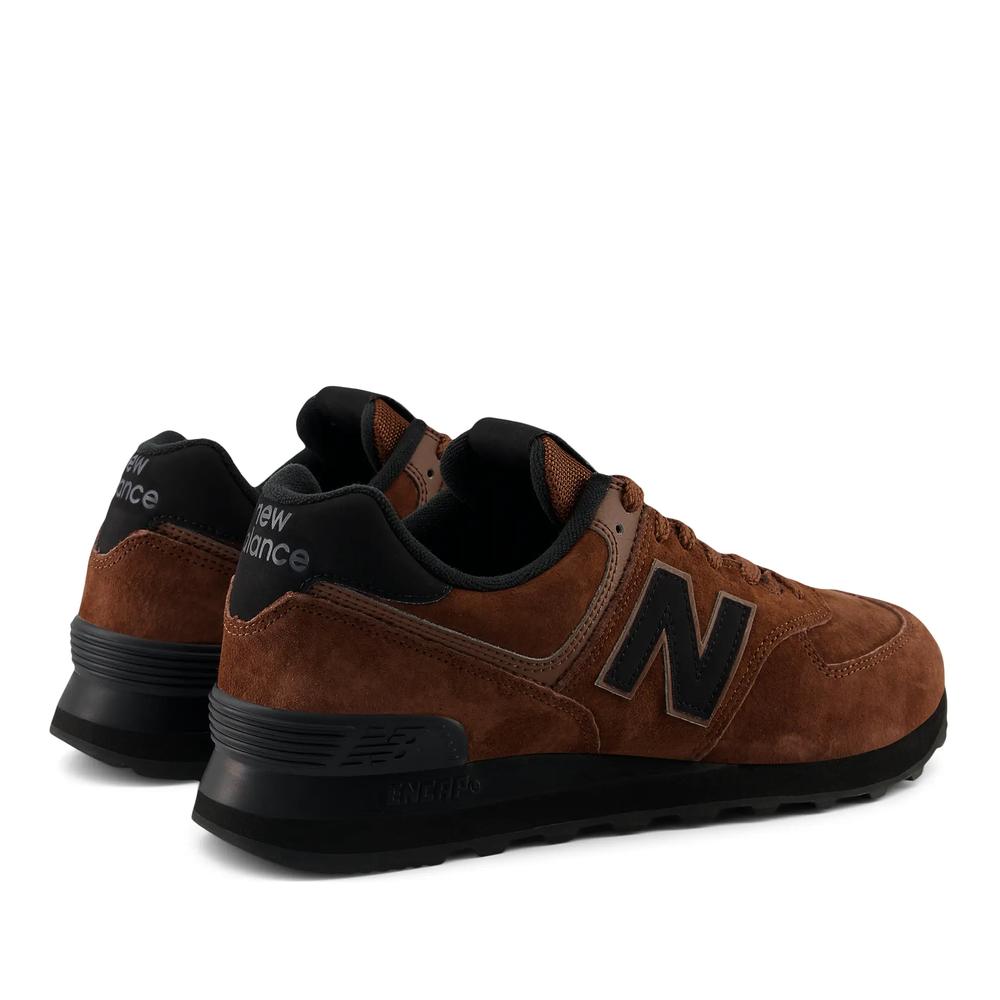 Buty New Balance U574LEB - brązowe