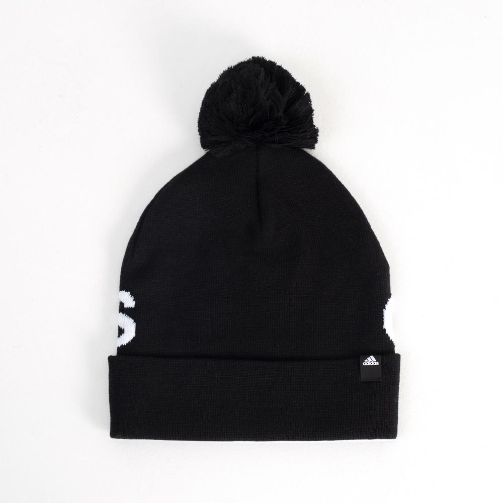 Czapka adidas Sportswear Pompom Beanie H32425 - czarne