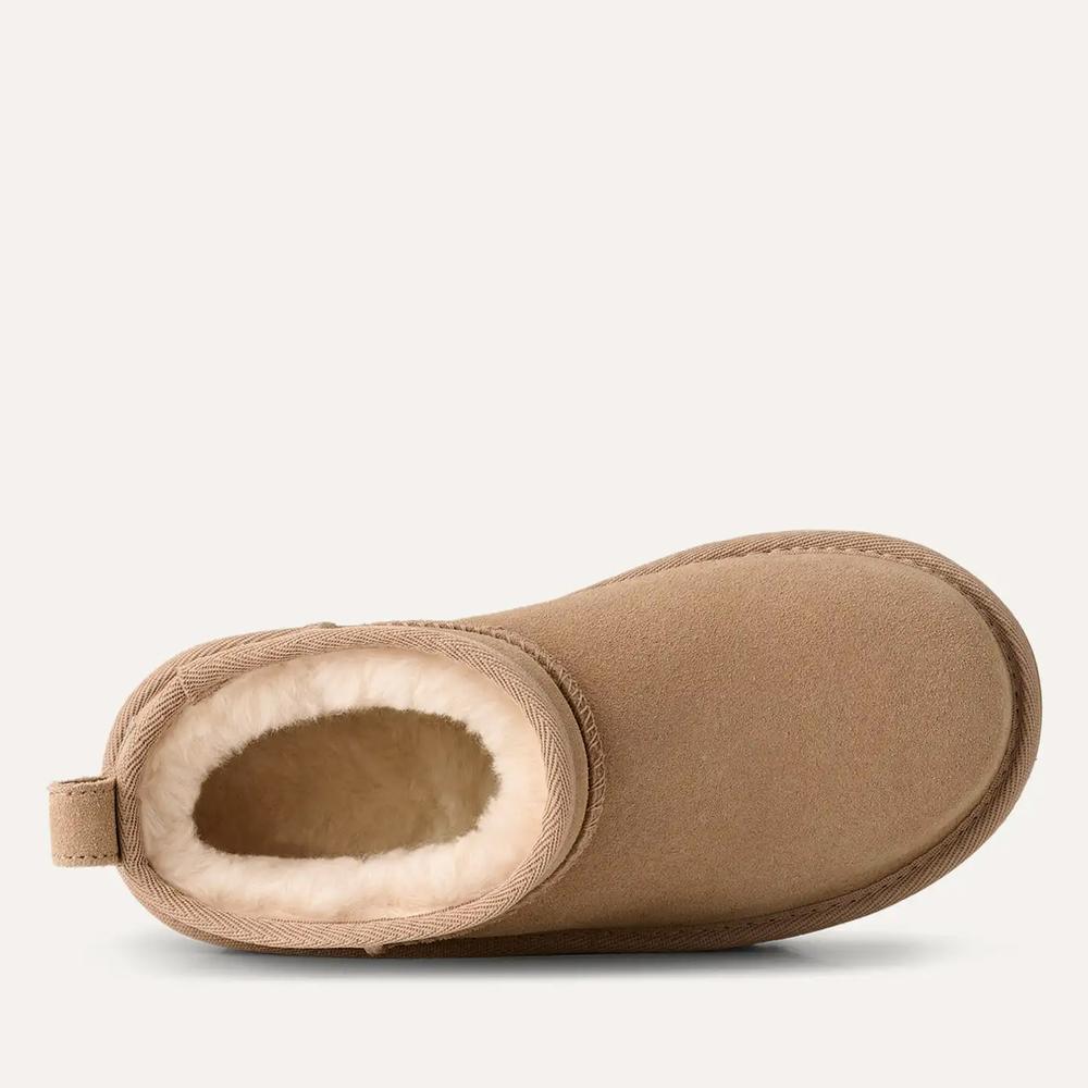 Buty dziecięce Ugg Classic Ultra Mini Platform 1157791K-SAN - beżowe