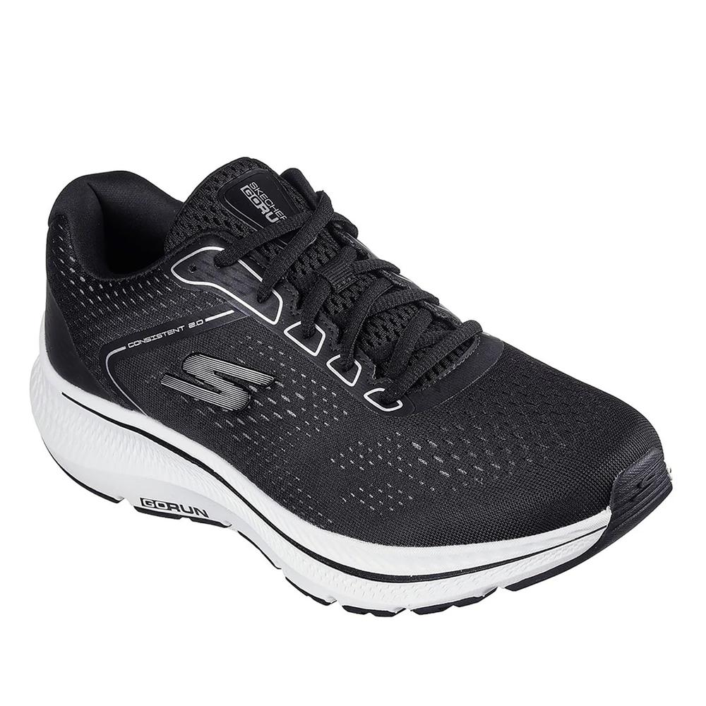 Buty męskie Skechers GOrun Consistent 2.0 220865BKW - czarne