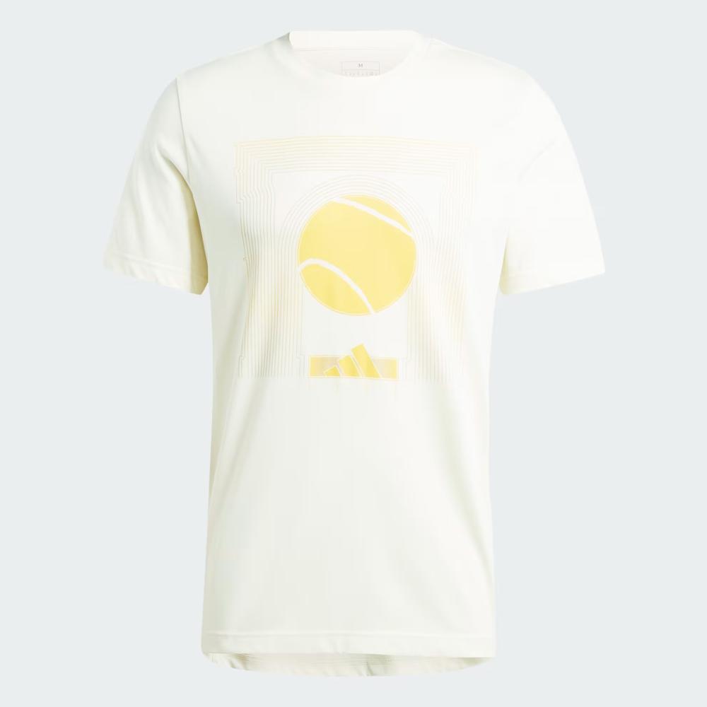 Koszulka adidas Aeroready Tennis ARC De Ball IS2414 - biała
