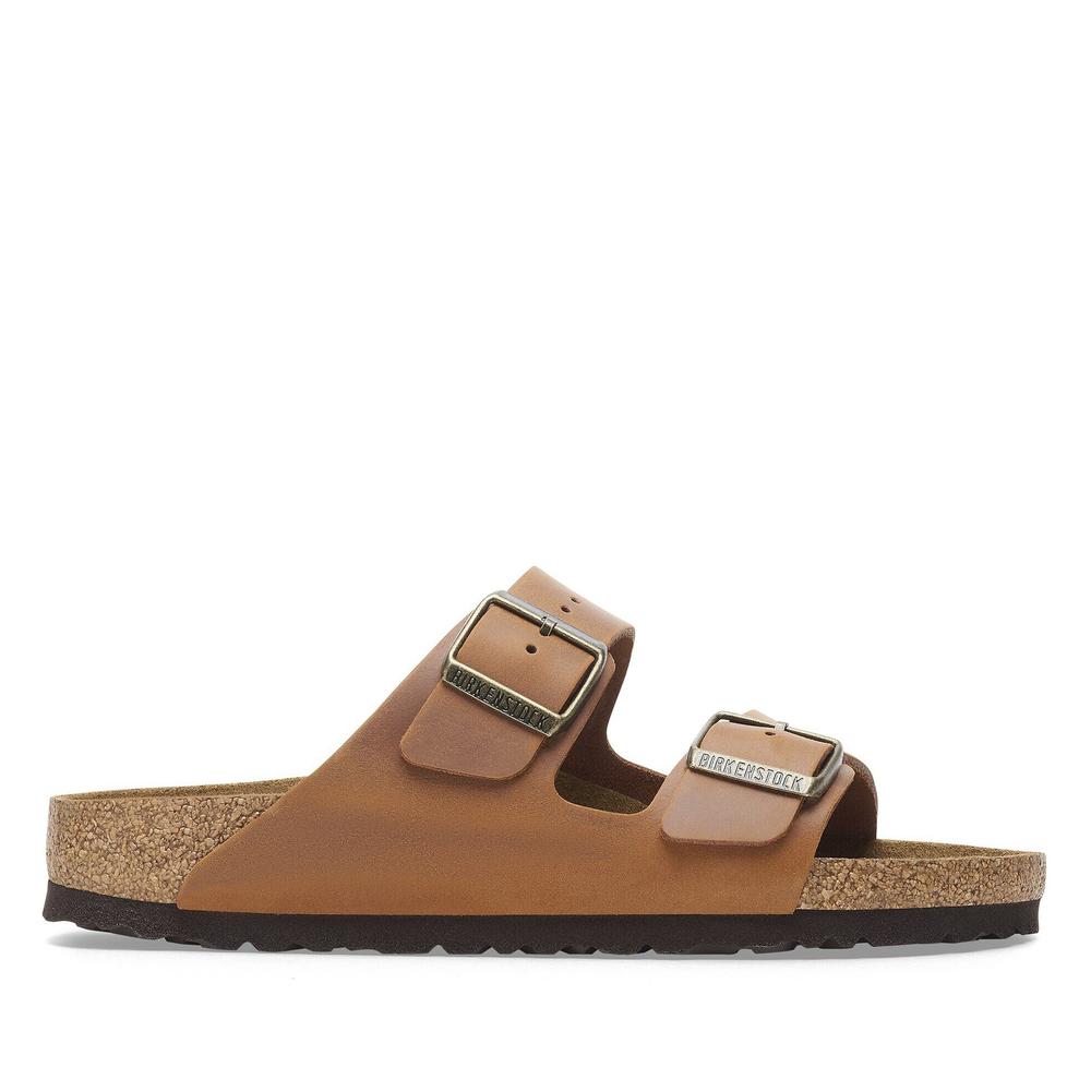 Klapki męskie Birkenstock Arizona 1028272 - brązowe