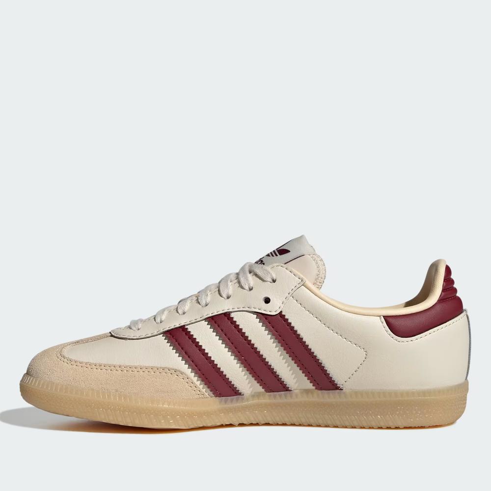 Buty młodzieżowe adidas Originals Samba OG J JQ8554 - beżowe