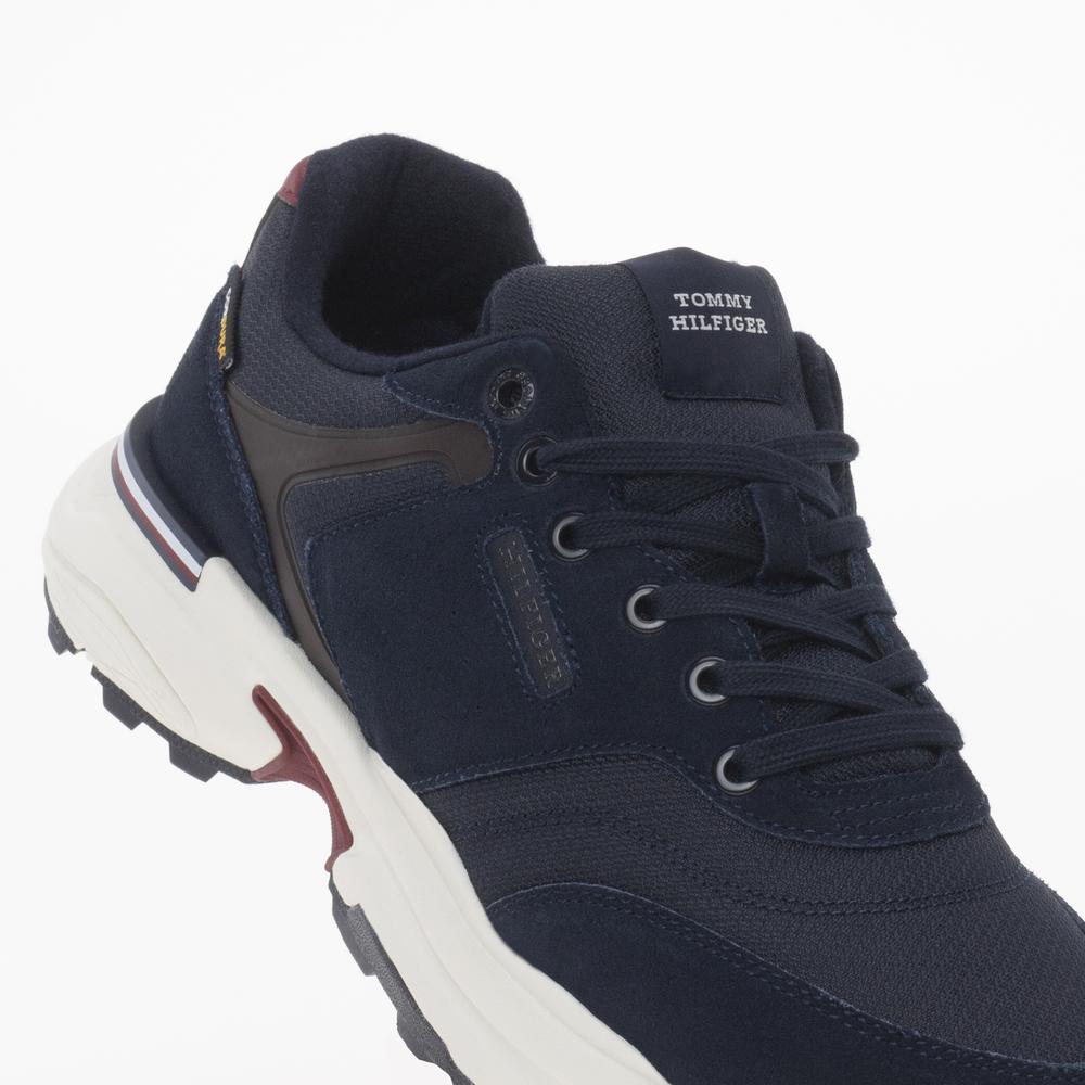 Buty Tommy Hilfiger Runner Cordura Mix FM0FM05221-DW5 - granatowe