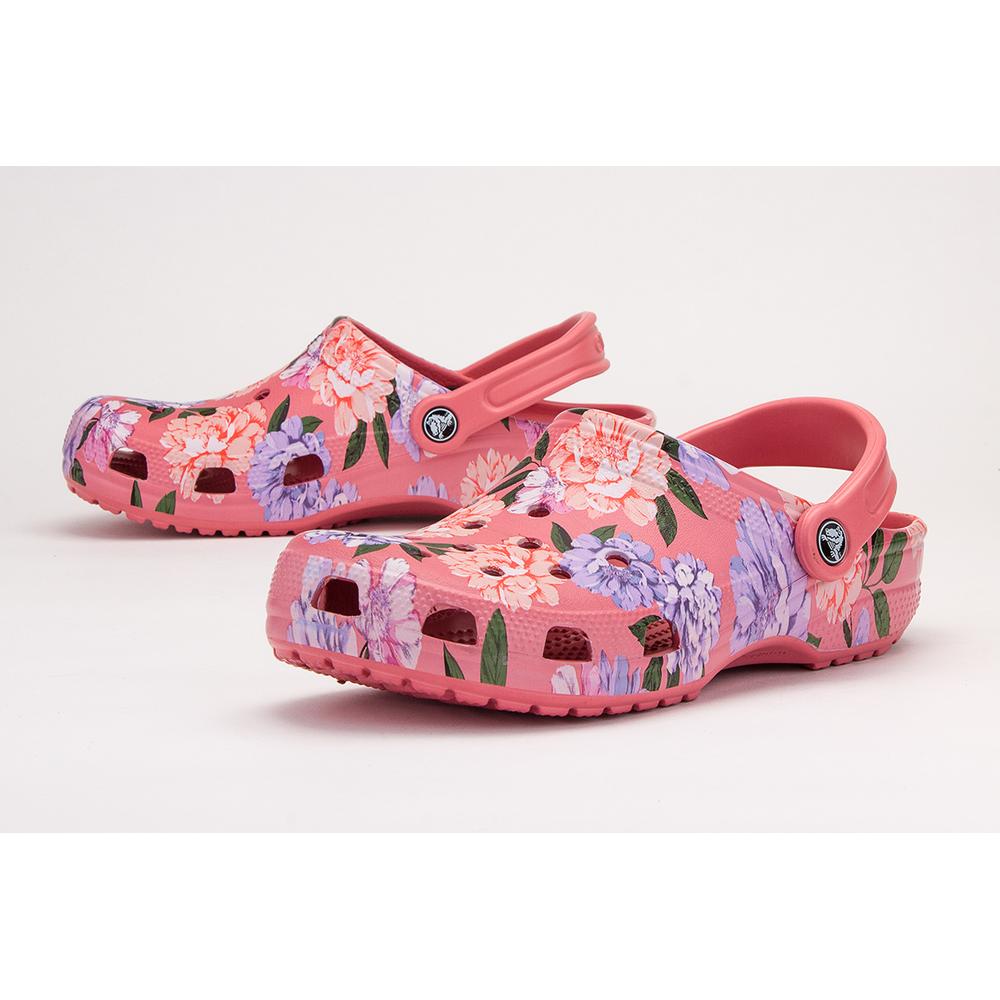 CROCS CLASSIC PRINTED FLORAL CLOG > 206376-682