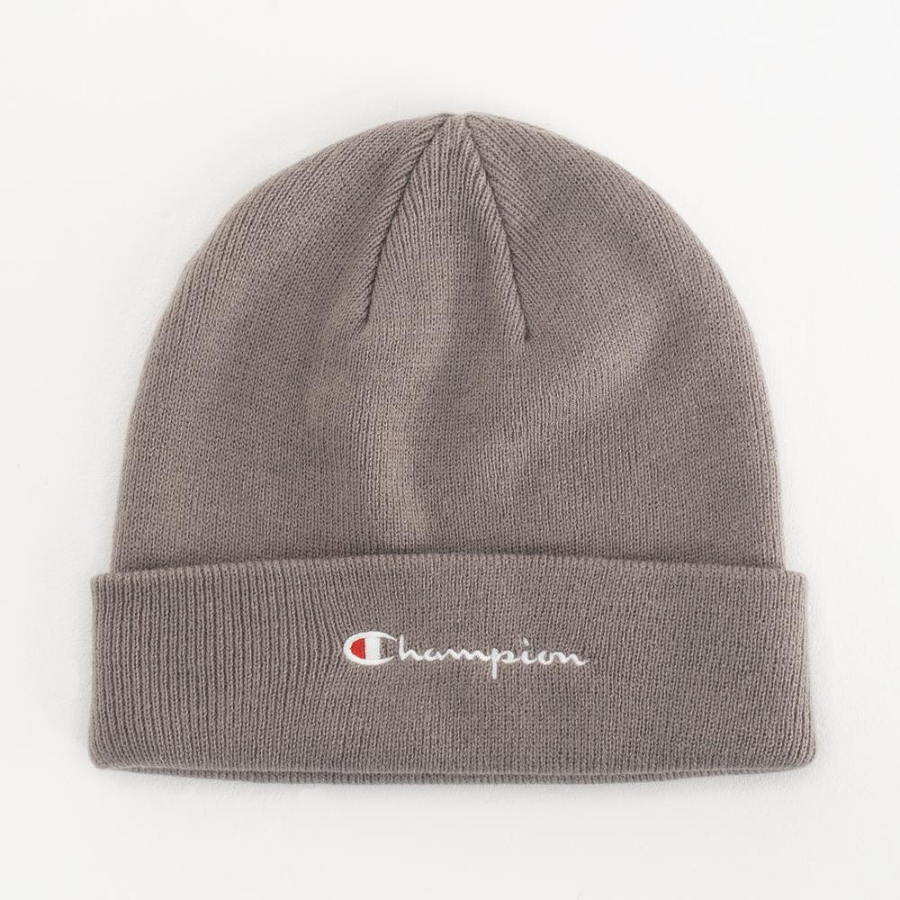 Czapka Champion Script Logo Beanie 806064-ES072 - szara