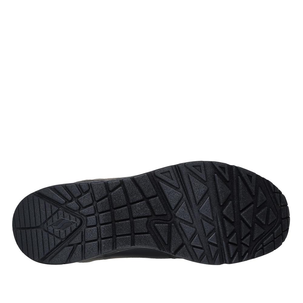 Buty męskie Skechers Uno Alder 183012BBK - czarne