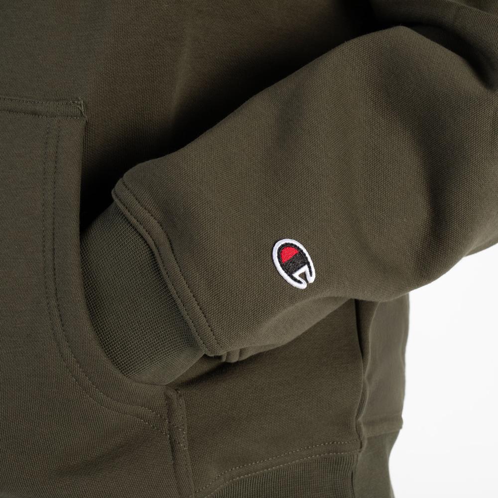 Bluza Champion Full Zip Hoodie 220276-GS508 - zielona