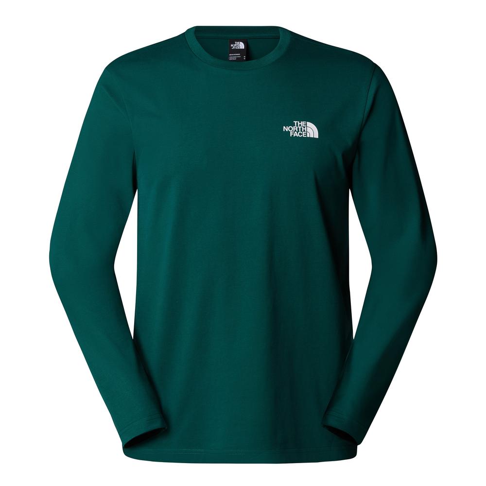 Koszulka męska The North Face Simple Dome 0A87QN6GI1 - zielona